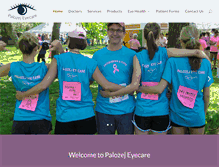 Tablet Screenshot of palozejeyecare.com